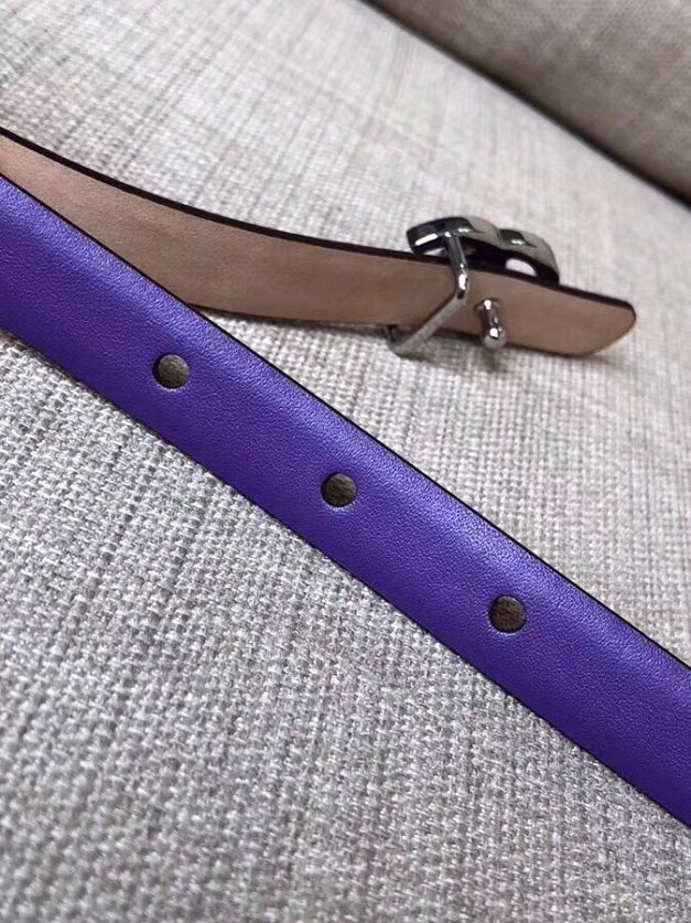 CC original calfskin belt A0535 purple