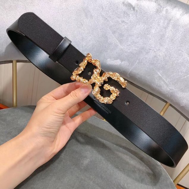 DG original calfskin 35mm belt D0002 black