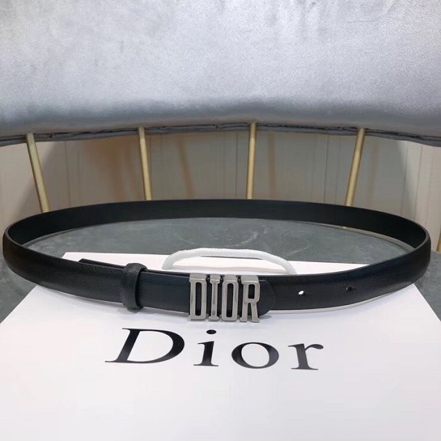 Dior original calfskin 20mm belt DR0002 black