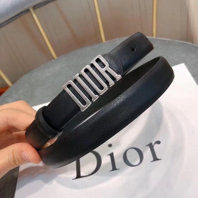 Dior original calfskin 20mm belt DR0002 black