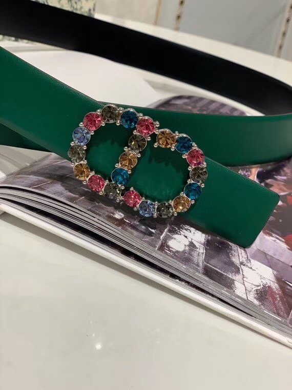 Dior original calfskin 30mm belt DR0001 green