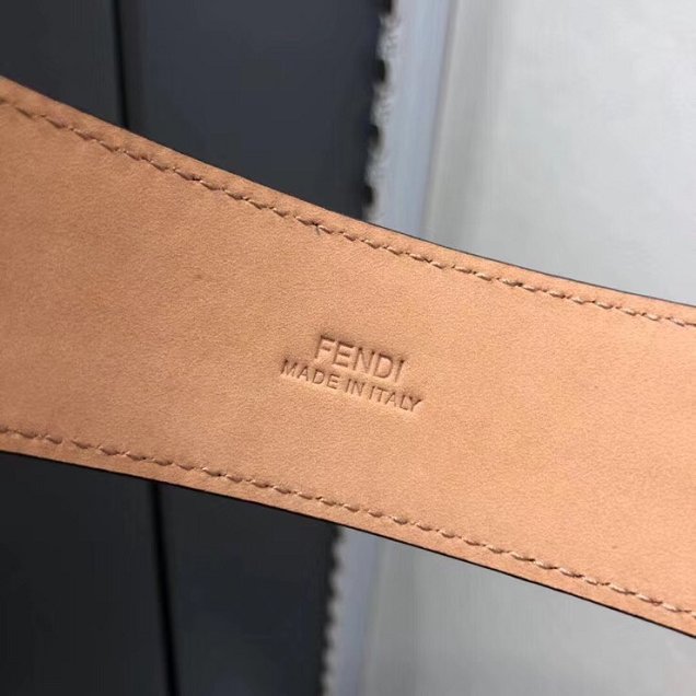 Fendi original calfskin belt 40mm F0001 black