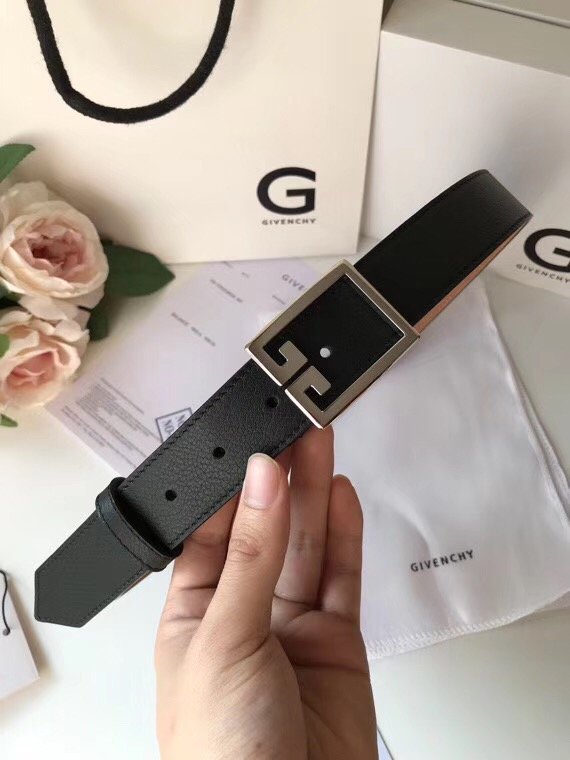 Givenchy original calfskin belt 30mm G0001 black 