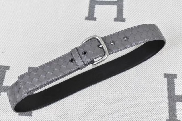 BV original calfskin 40mm belt V0002 grey