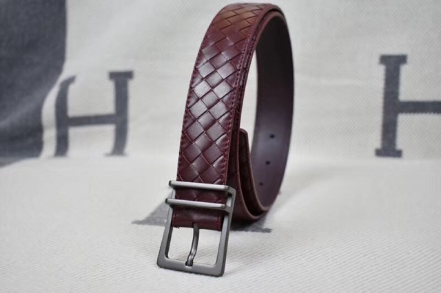 BV original calfskin 40mm belt V0002 wine red