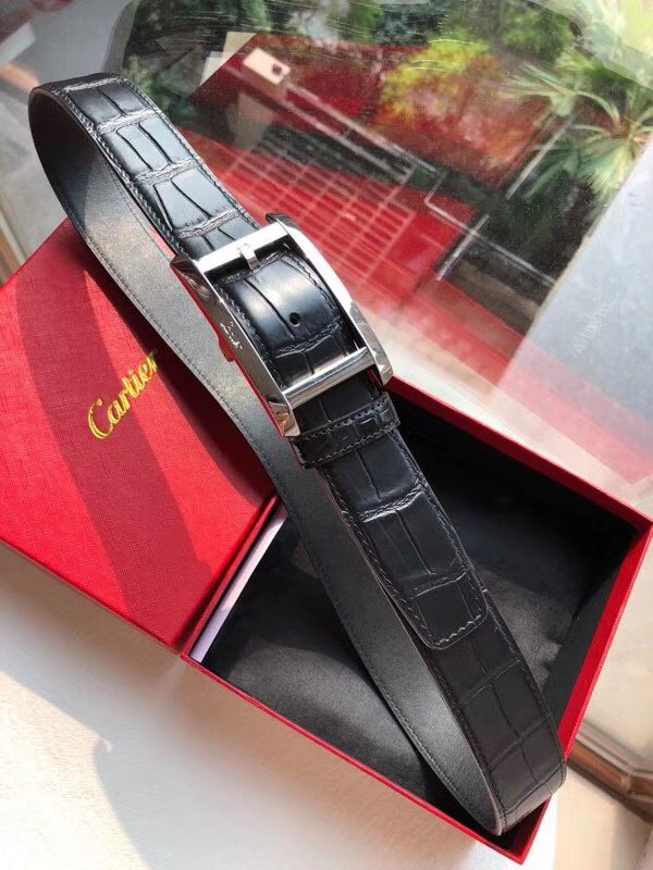 Catier original calfskin 35mm belt CA0001 black