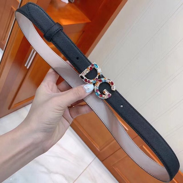 DG original calfskin 25mm belt D0004 black