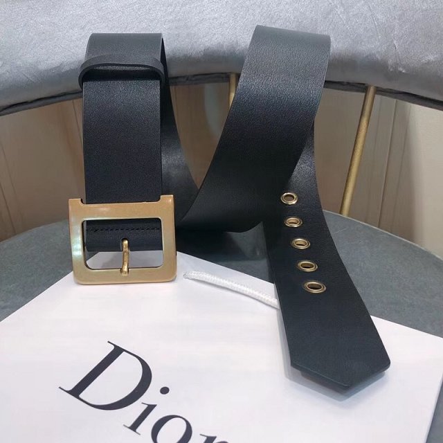 Dior original calfskin 50mm belt DR0003 black