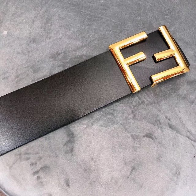 Fendi original calfskin belt 70mm FD0005 black