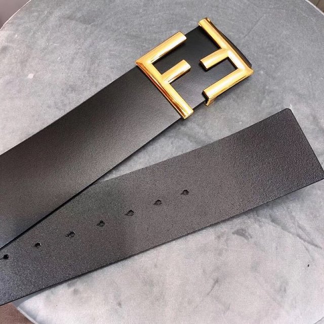 Fendi original calfskin belt 70mm FD0005 black