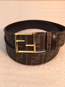 Fendi original canvas belt 40mm FD0009 black