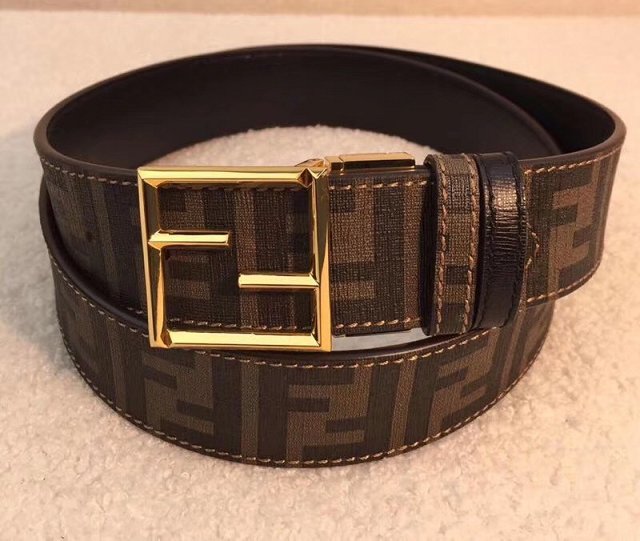 Fendi original canvas belt 40mm FD0009 black