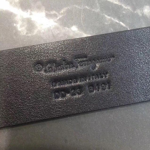 Feragamo vara original calfskin belt 20mm F0049 black