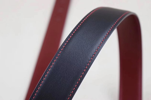 Hermes original epsom H belt reversible 32mm H064545 bordeaux