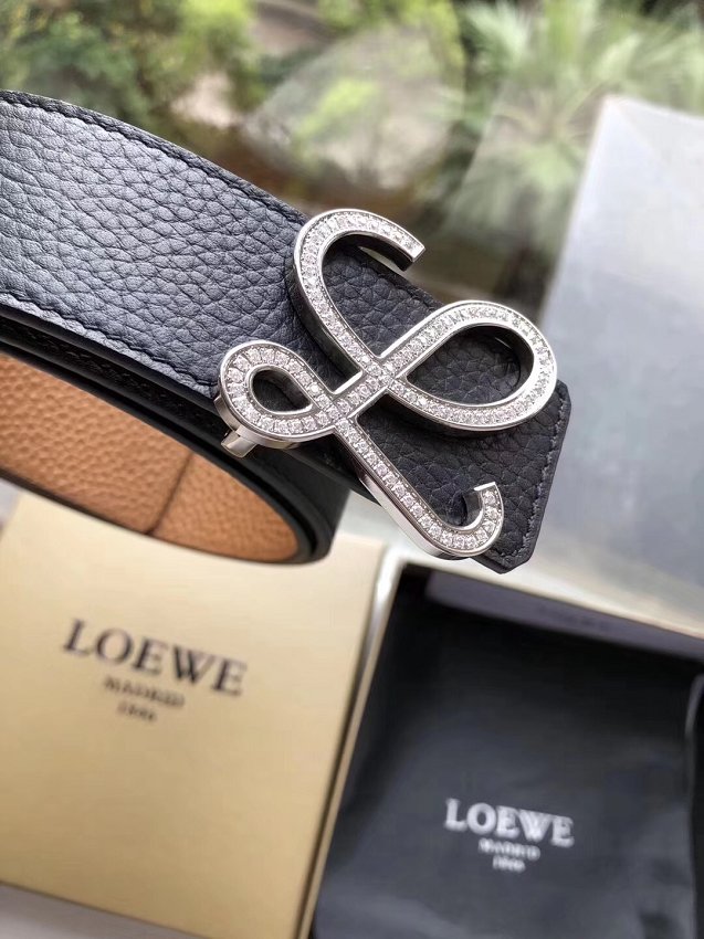 Loewe original calfskin belt 38mm LW0003 black