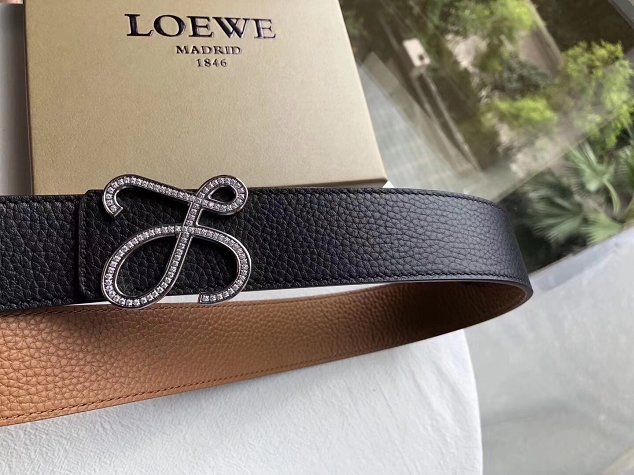 Loewe original calfskin belt 38mm LW0003 black