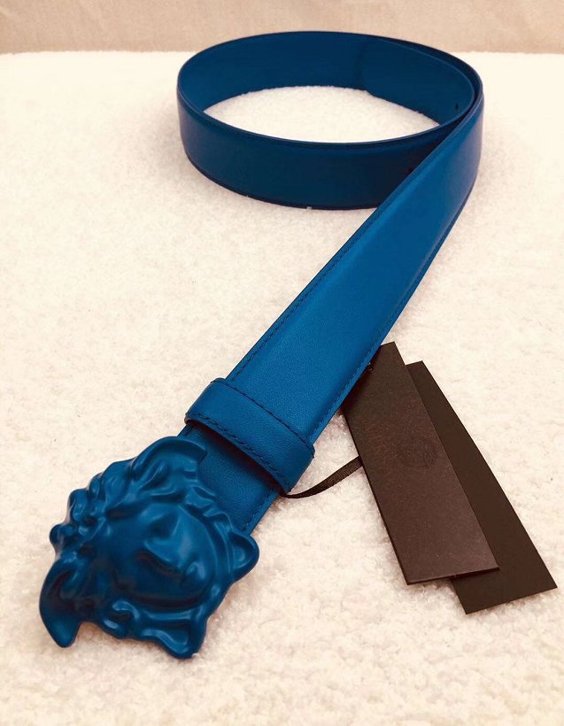 Vercase original calfskin 25mm belt VS0007 blue 