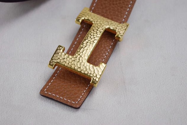 Hermes original epsom H belt reversible 32mm H064545 coffee