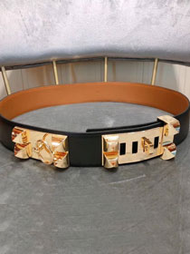 Hermes original epsom leather collier de chien belt H057295 black