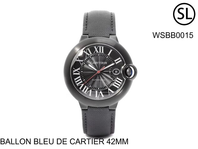 Cartier ballon bleu de large mechanical watch WSBB015 black