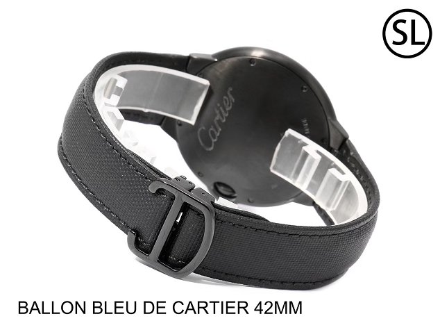 Cartier ballon bleu de large mechanical watch WSBB015 black