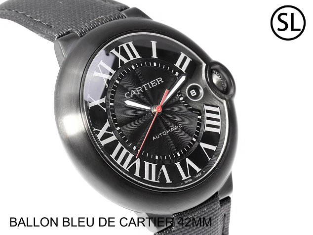 Cartier ballon bleu de large mechanical watch WSBB015 black