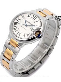 Cartier ballon bleu de mechanical watch steel MW2BB0002 gold