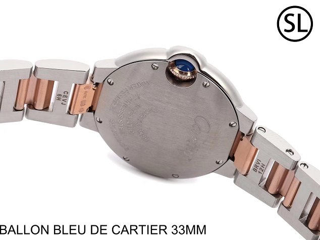 Cartier ballon bleu de mechanical watch steel MW2BB0102 rose gold