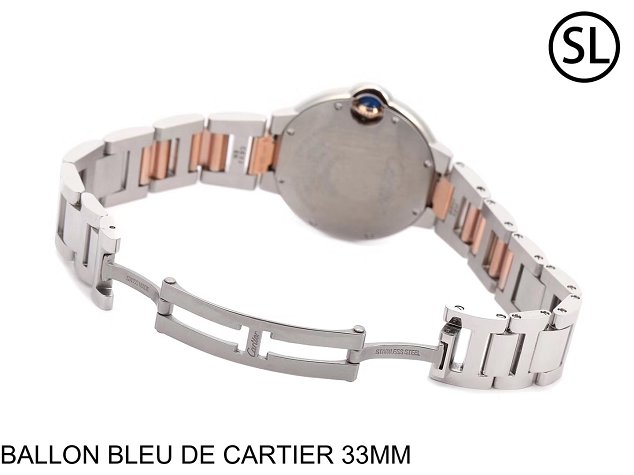 Cartier ballon bleu de mechanical watch steel MW2BB0102 rose gold