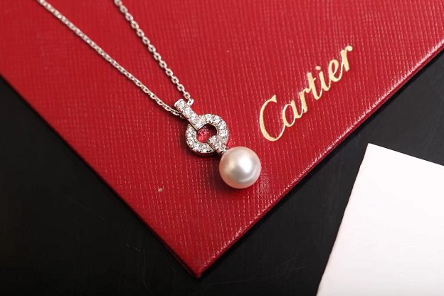 Cartier pearl trinity necklace N7424239 nude