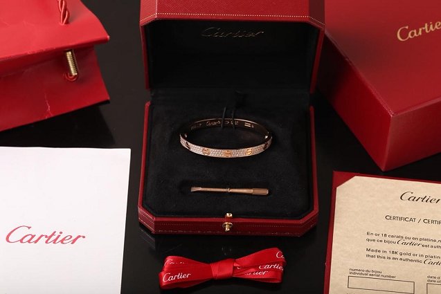 Cartier top quality love small diamond bracelet N6710617