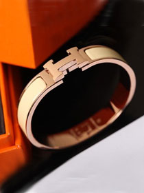 Hermes clic H bracelet H700001 beige