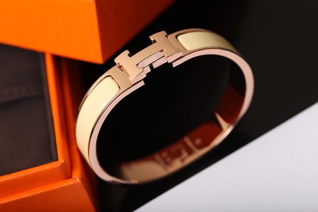 Hermes clic H bracelet H700001 beige