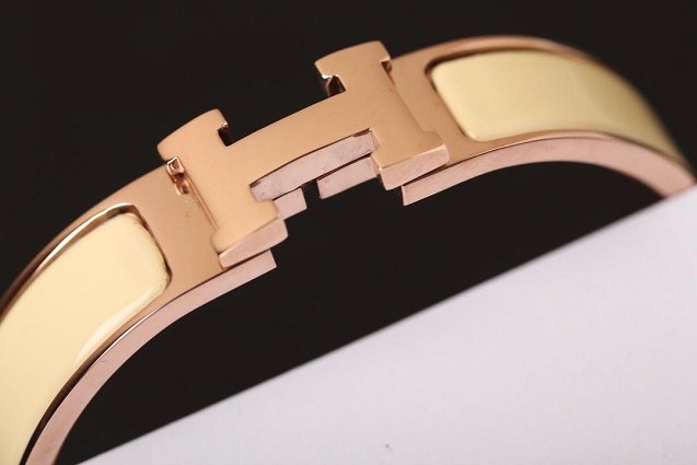 Hermes clic H bracelet H700001 beige