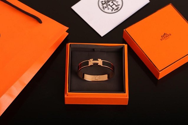 Hermes clic H bracelet H700001 black