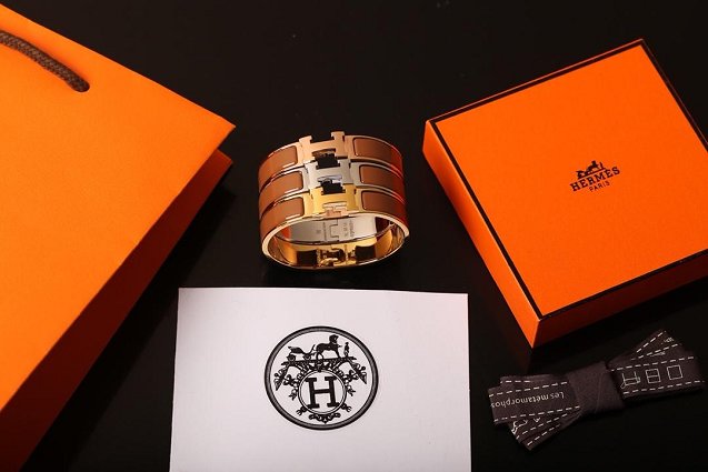 Hermes clic H bracelet H700001 coffee