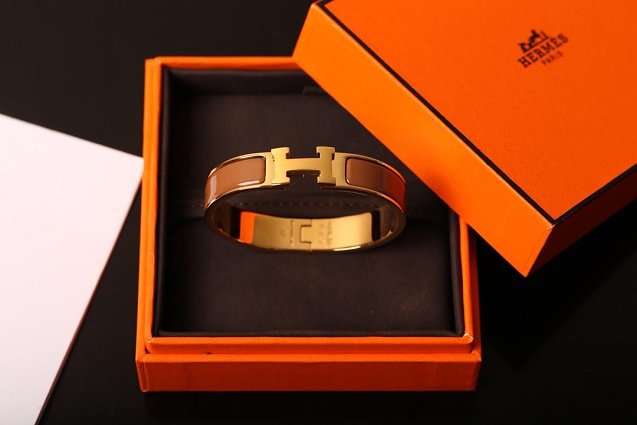 Hermes clic H bracelet H700001 coffee