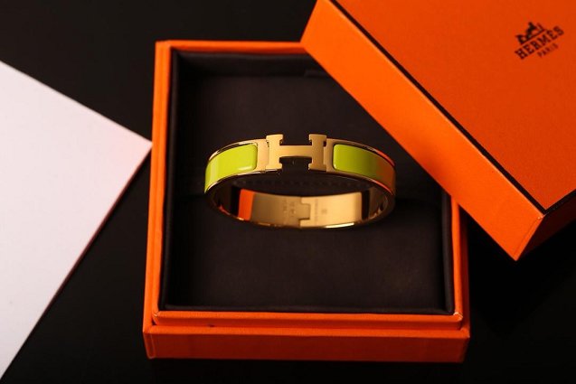 Hermes clic H bracelet H700001 green