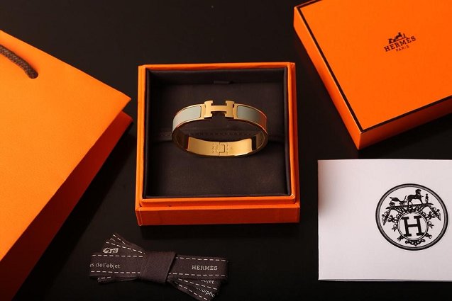 Hermes clic H bracelet H700001 grey