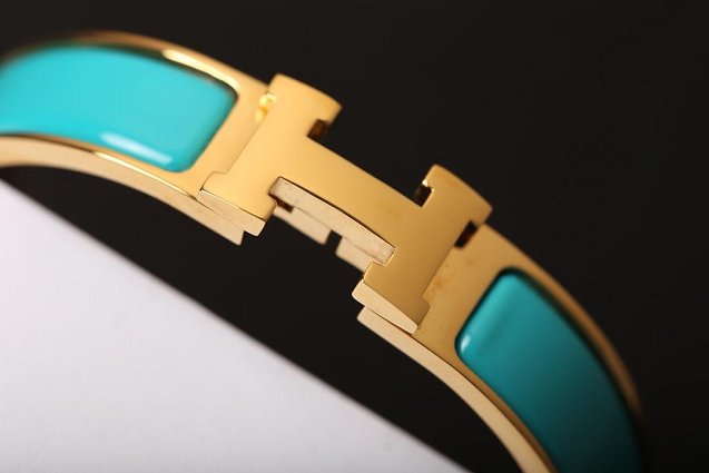 Hermes clic H bracelet H700001 lake blue