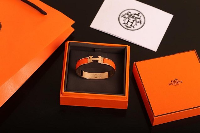 Hermes clic H bracelet H700001 orange