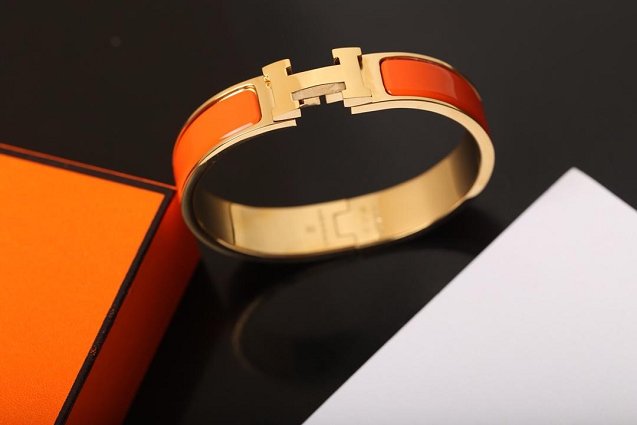 Hermes clic H bracelet H700001 orange