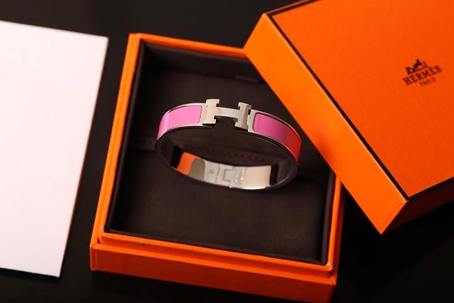 Hermes clic H bracelet H700001 peach red