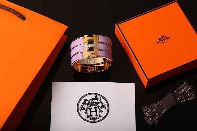 Hermes clic H bracelet H700001 purple