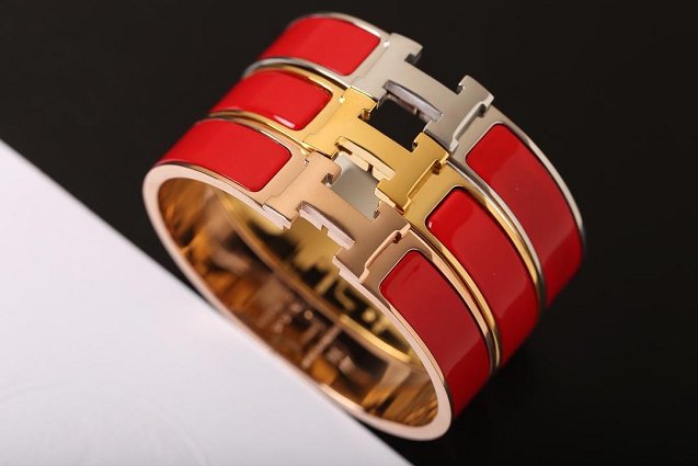 Hermes clic H bracelet H700001 red