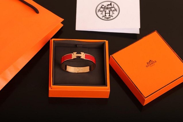 Hermes clic H bracelet H700001 red