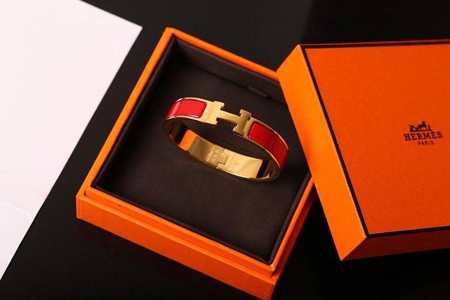 Hermes clic H bracelet H700001 red