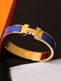 Hermes clic H bracelet H700001 royal blue