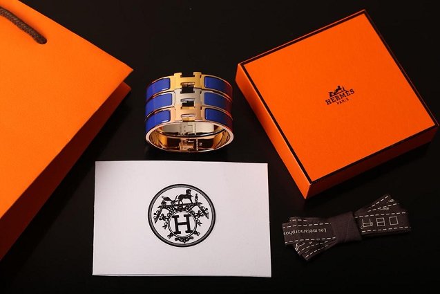 Hermes clic H bracelet H700001 royal blue