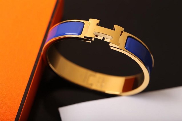 Hermes clic H bracelet H700001 royal blue